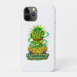 Glücklicher Bambus-Handyhülle Wohlstand Täglicher Case-Mate iPhone Hülle