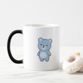 Glücklicher Bär Minimal Kawaii Stil Verwandlungstasse