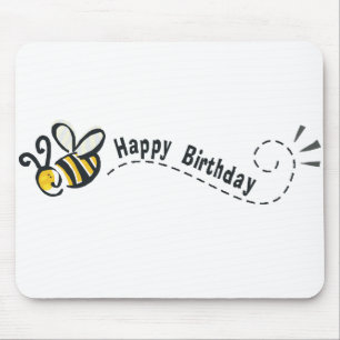 Glücklicher Bienen-Geburtstag! Mousepad