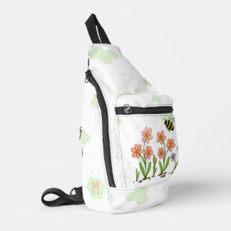 Glücklicher Bienengarten Crossbody Bag