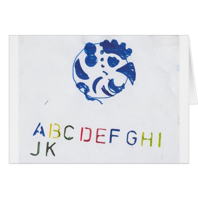 Glücklicher blauer Typ (Vorderseite (Horizontal))