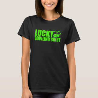 Glücklicher Bowling wischt kein Zitat für Bowler 8 T-Shirt