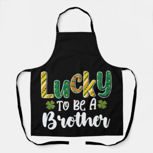 Glücklicher Bruder Familien St. Patrick's Day Schürze