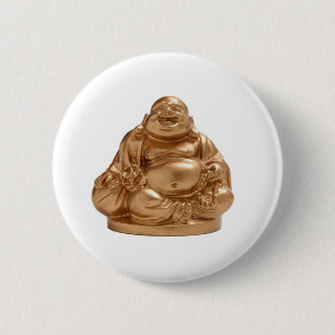 Glücklicher Buddha Button