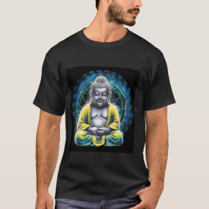 Glücklicher Buddha für Buddhisten und Yoga-Anhänge T-Shirt