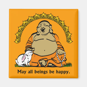 GLÜCKLICHER BUDDHA MAGNET