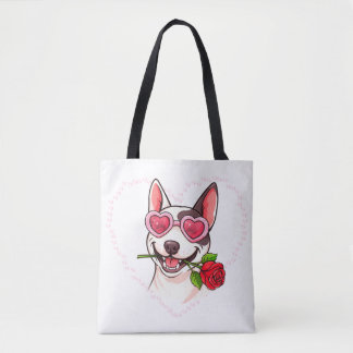 Glücklicher Bullterrier