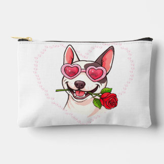 Glücklicher Bullterrier Zubehörtasche