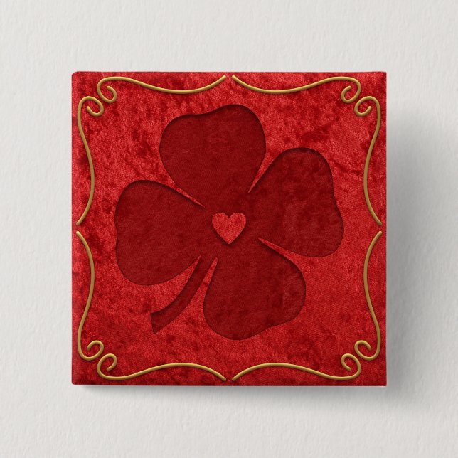 Glücklicher Button (Vorderseite)