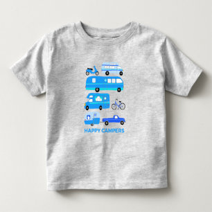 GLÜCKLICHER CAMPER Campervan Vanlife RV Trailer B Kleinkind T-shirt