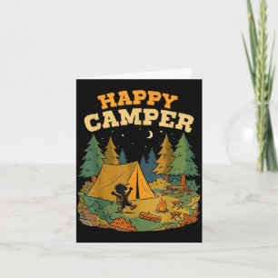 Glücklicher Camper Camping für Jungen Glücklicher Karte