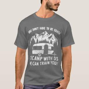 Glücklicher Camper Camping Liebhaber Lustiges Camp T-Shirt