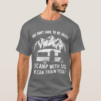Glücklicher Camper Camping Liebhaber Lustiges Camp T-Shirt