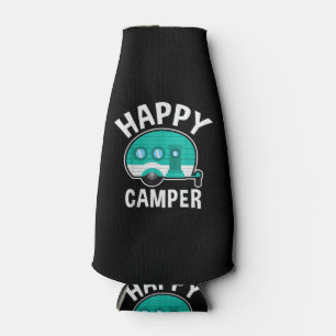 Glücklicher Camper Campingwagen Wohnwagen Lustiger Flaschenkühler