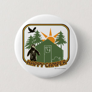 Glücklicher Camper Klassiker Button