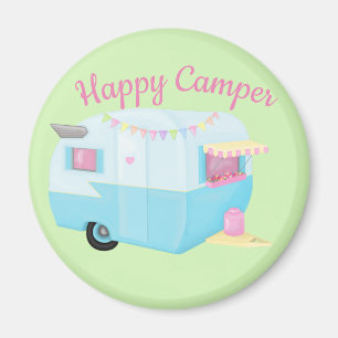 glücklicher Camper Magnet