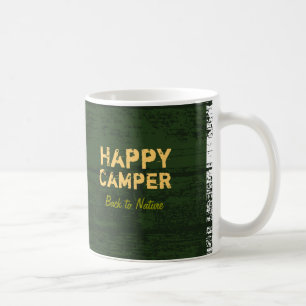 Glücklicher Camper Rustikaler Maßgeschneiderter Ca Tasse