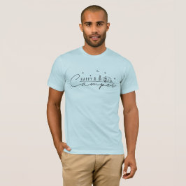 Glücklicher Camper-Silhouette T-Shirt