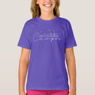 Glücklicher Camper Silhouette T-Shirt