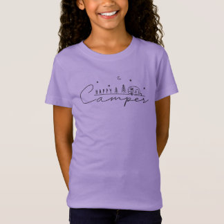 Glücklicher Camper Silhouette T-Shirt