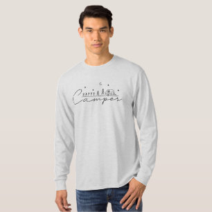 Glücklicher Camper Silhouette T-Shirt