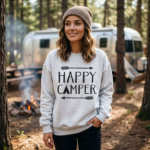 Glücklicher Camper