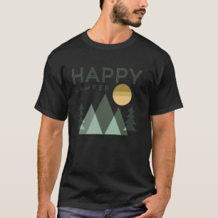 Glücklicher Camper Wanderer Camping Liebhaber Van T-Shirt