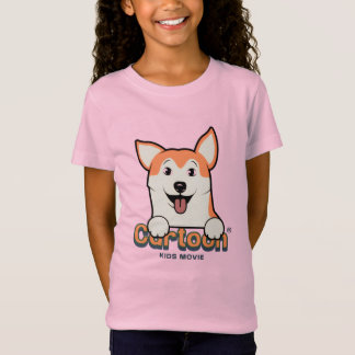 Glücklicher Cartoon-Welpe T-Shirt