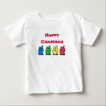 Glücklicher Chanukah T - Shirt<br><div class="desc">Glücklicher Chanukah T - Shirt mit dreidelshanukah hannukkah Chanukdah</div>