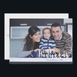 Glücklicher Chanukka-Davidsstern Feiertagskarte<br><div class="desc">Stilvoller und niedlicher glücklicher Chanukka-Davidsstern Feiertags-Foto-Karte ist für Ihre ganze Freunde und Familie diese Ferienzeit perfekt.  Fertigen Sie den Text mit Ihrem Familiennamen und dem Jahr besonders an und lagern Sie das Bild für ein Foto Ihrer Kinder,  des Haustieres oder der ganzen Familie aus.</div>