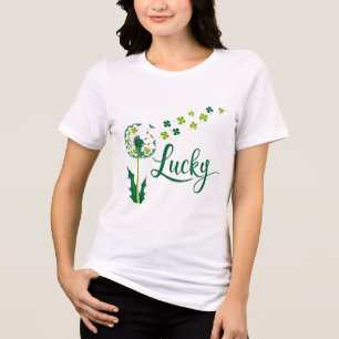 Glücklicher Charm: Der T - Shirt aus dem 4. Leaf-L