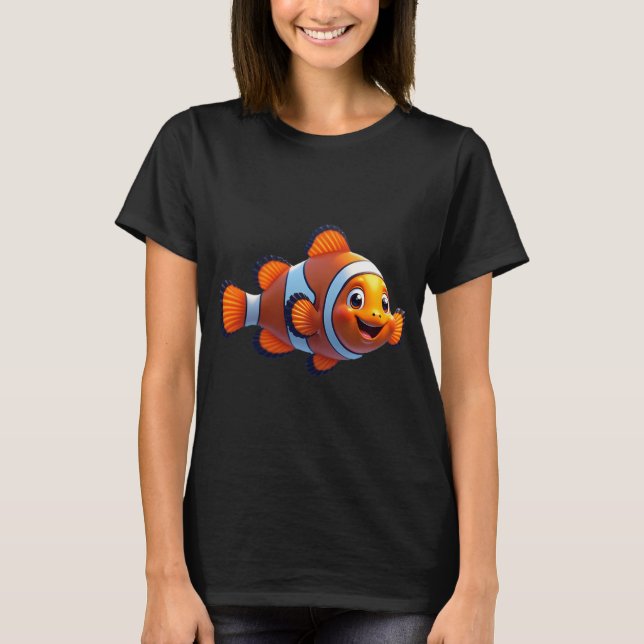 Glücklicher Clownfisch T-Shirt (Vorderseite)