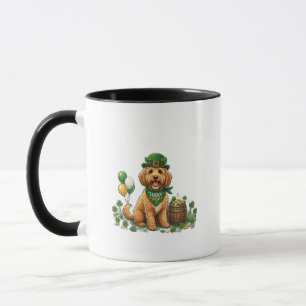 Glücklicher Cockapoo St. Patrick's Day Tasse