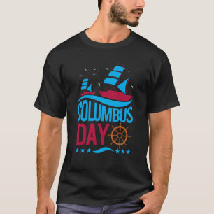 Glücklicher Columbus-Tag T-Shirt – Bold, Patriotis