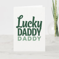 Glücklicher Daddy Daddy Green Card