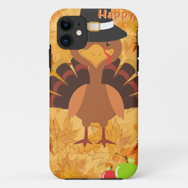 glücklicher Danksager Case-Mate iPhone Hülle (Rückseite)