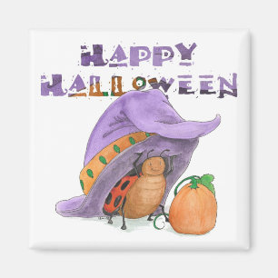 Glücklicher das Halloween-Magnet des Marienkäfer Magnet