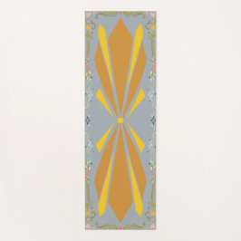 Glücklicher Deco-Sonnenausbruch Yogamatte