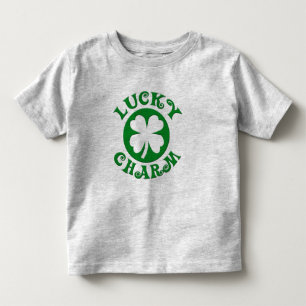 Glücklicher der Charme-T - Shirt des Kindes, Iren,