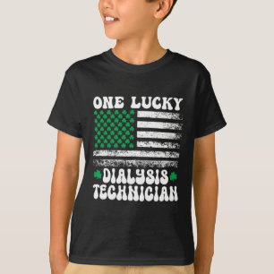 Glücklicher Dialysetechniker St. Patricks Day Dial T-Shirt