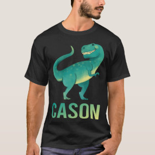 Glücklicher Dinosaurier - Cason Name T-Shirt