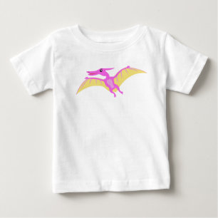 Glücklicher Dinosaurier für Kleinkinder Baby T-shirt