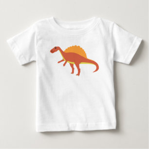 Glücklicher Dinosaurier für Kleinkinder Baby T-shirt