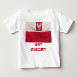 GLÜCKLICHER DYNGUS TAG BABY T-SHIRT