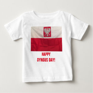 GLÜCKLICHER DYNGUS TAG BABY T-SHIRT
