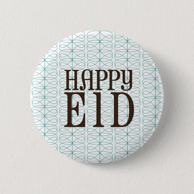 Glücklicher Eid Flair Button (Vorderseite)
