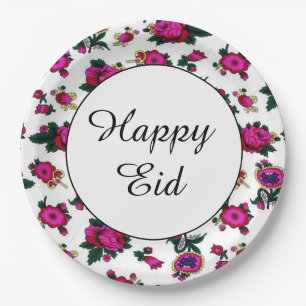 Glücklicher Eid PapierTeller