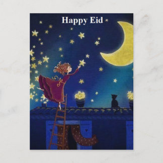 glücklicher Eid Postkarte