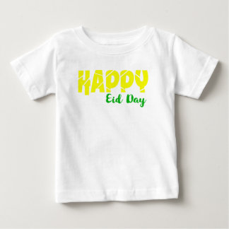 Glücklicher Eid Tag - Baby-feiner Jersey-T - Shirt