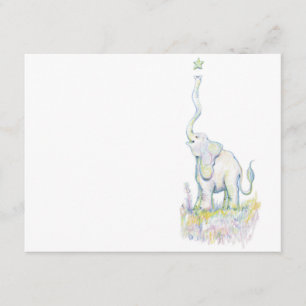 Glücklicher Elefant Einladung